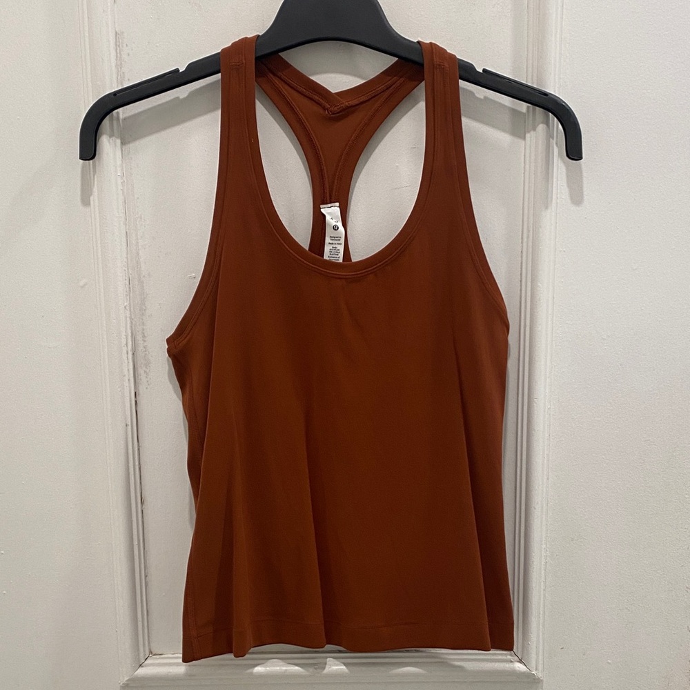 NWOT Lululemon Brown Racerback Tank Size 6